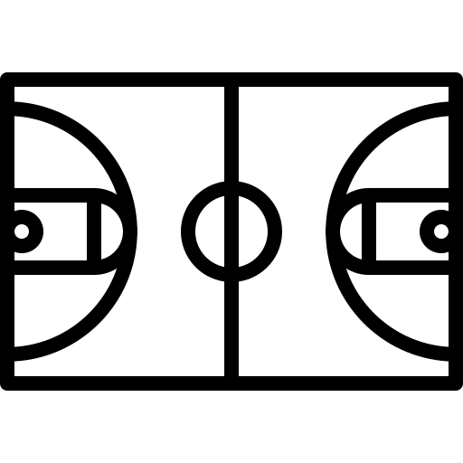 Half-Basket Ball Court